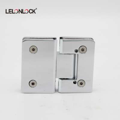 Premium brass adjustable 180 degree glass to glass shower glass hinge