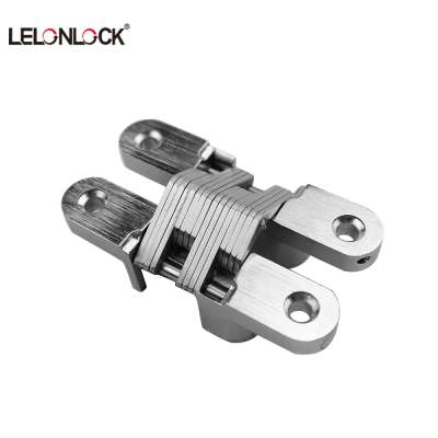 Zinc alloy satin nickel 20 Kg capacity concealed door hinge