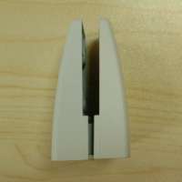 Office Workstation Aluminum Alloy Glass Panel Clamp Railing Glass Shelf Corner Holder Clip