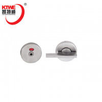 Toilet cubicle accessories door lock