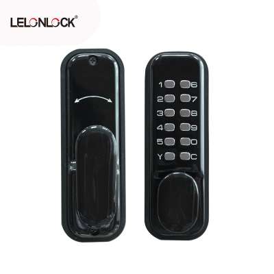 Without battery mechanical keyless code door lock