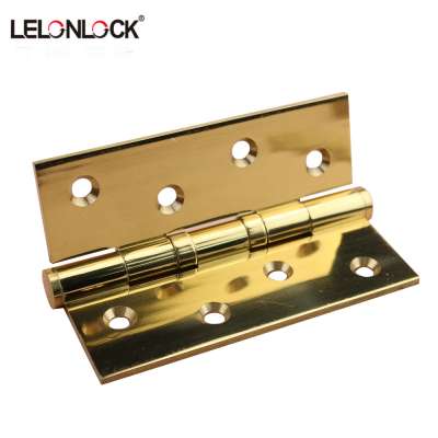 Wood door 3 /4/5 inches Polish brass door hinge