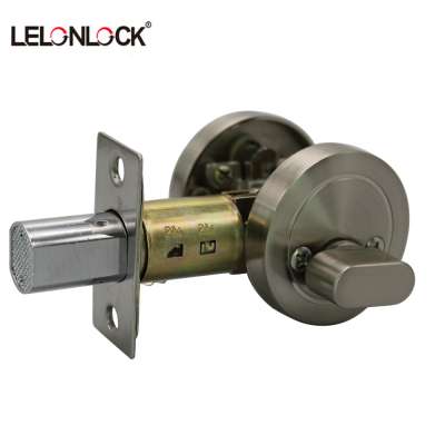 Satin nickel finish entrance deadbolt door lock Made in China