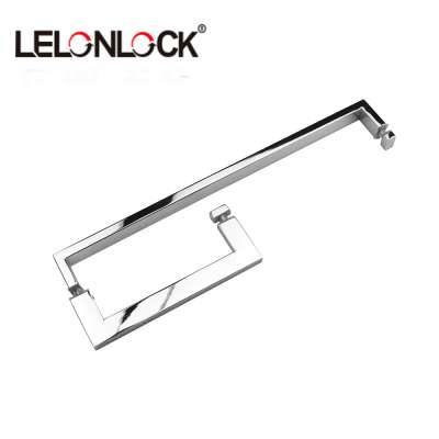 High quality L sharp square Shower door pull Handle