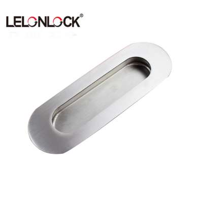 Oval Stainless steel 304 grade flush pull handle