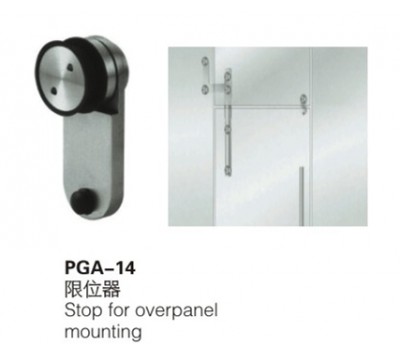 Stainless Steel Glass Mount Door Stop Fitting