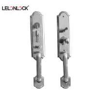 High quality aluminum sliding door lock,cylindrical door knob lock,door lock handle