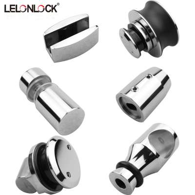 Sliding Shower Enclosure Fittings system whole set with knob / wheel /localier / fixed fitting ect