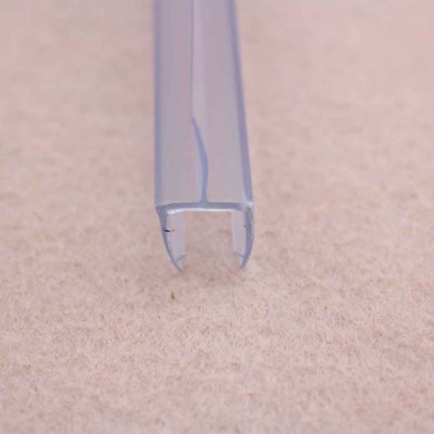 One pcs bottom rail PVC material rubber sealing strip/ rubber sealing for glass door