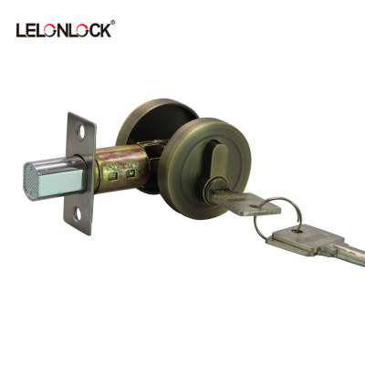 Finish available entrance zinc alloy deadbolt door lock