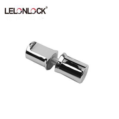 Glass door knob / glass shower room handle knob / tempered glass door handle knob with high grade brass material