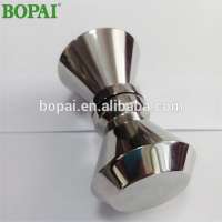 Elegant shape Tempered sliding shower glass door handle knob