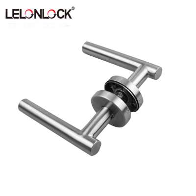 Modern tubular Interior door Lever handles on rose, RTH-04