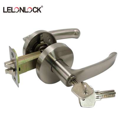 Upgrade technology smooth working zinc alloy entrance door handle lock