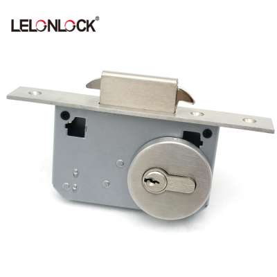 Durable construction hook stainless steel sliding door lock