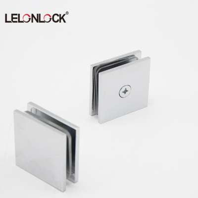 Brass material fixing Glass door Clamp