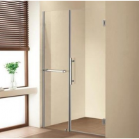 Hotel glass corner save space shower bathroom with stainless steel frame antirust fitting shower room